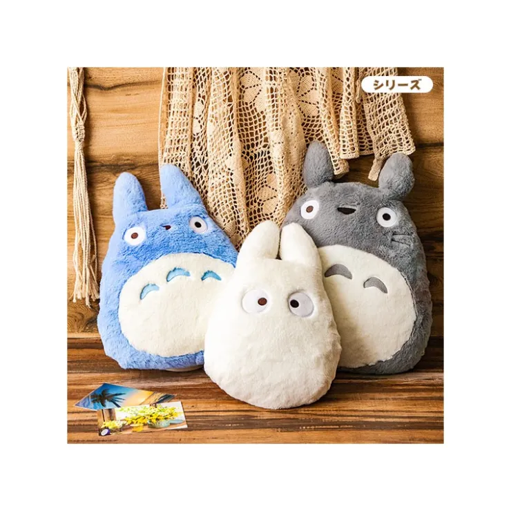 Clearance Nakayoshi Cushion Grey Totoro - My Neighbor Totoro Pillow