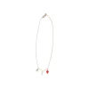 Clearance Necklace Strawberry and White Totoro - My Neighbor Totoro Jewellery