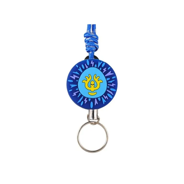 Outlet NECK STRAP WITH REEL CASTLE IN THE SKY, VOLUCITE CRYSTAL- CASTLE IN T Straps