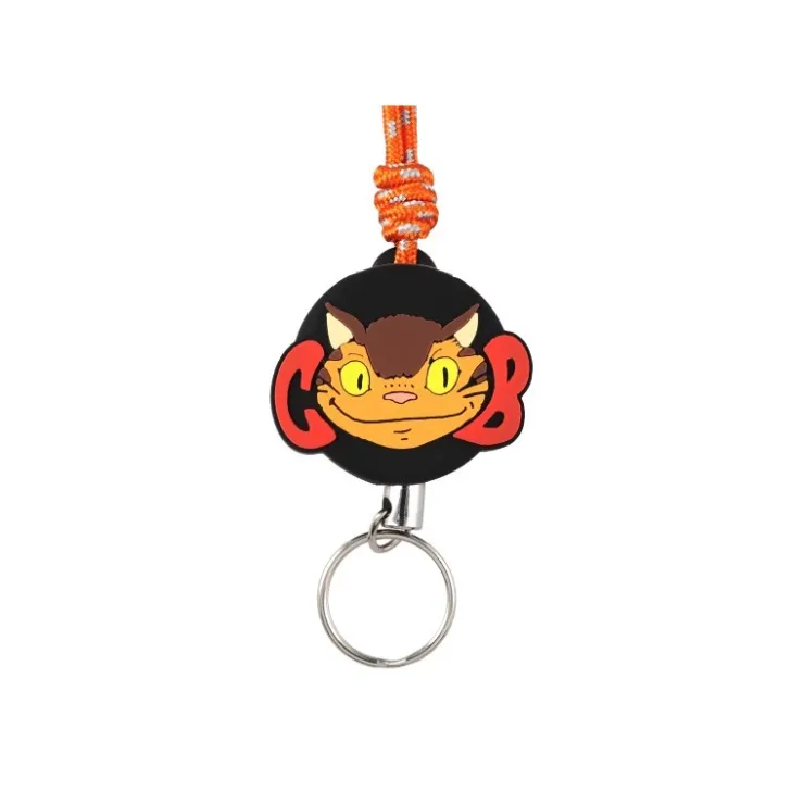 Hot NECK STRAP WITH REEL TOTORO CAT BUS- MY NEIGHBOR TOTORO Straps
