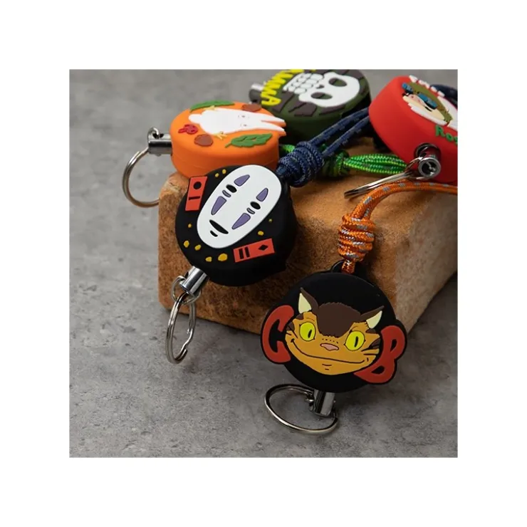 Hot NECK STRAP WITH REEL TOTORO CAT BUS- MY NEIGHBOR TOTORO Straps