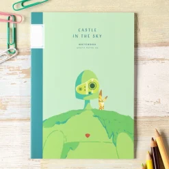 Notebook B6 Robot - Castle in the Sky Notebooks And Notepads