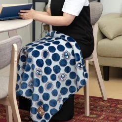 Outlet Opalised blanket Soot Sprite silhouette 70x100 cm - My Neighbor Totor Household Linen