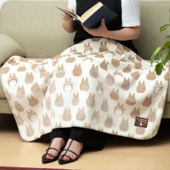 Opalised blanket Totoro silhouette 70x100 cm - My Neighbor Totoro Household Linen