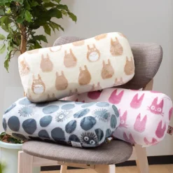 Clearance Opalised block cushion Totoro silhouette  - My Neighbor Totoro Furniture