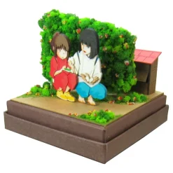 Online Paper Craft Chihiro & Haku - Spirited Away Arts And Crafts