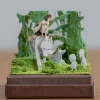 Paper Craft San, Moro and Kodama -Princess Mononoke Arts And Crafts