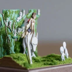 Paper Craft San, Moro and Kodama -Princess Mononoke Arts And Crafts