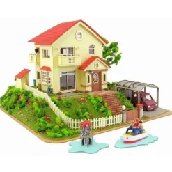 Online Paper Craft Sosuke & Ponyo's house - Ponyo on the Cliff Arts And Crafts