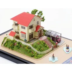 Online Paper Craft Sosuke & Ponyo's house - Ponyo on the Cliff Arts And Crafts