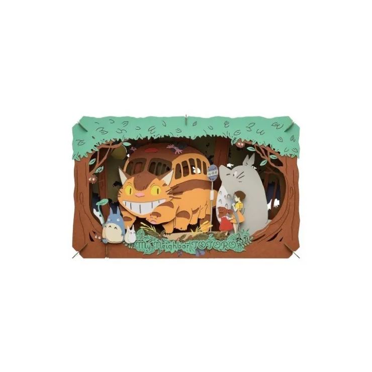 Online Paper Theater Catbus’ arrival - My Neighbour Totoro Arts And Crafts