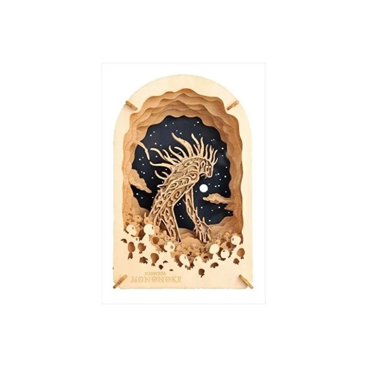 Discount Paper Theater Wood Style Night Walker - Princess Mononoke Arts And Crafts