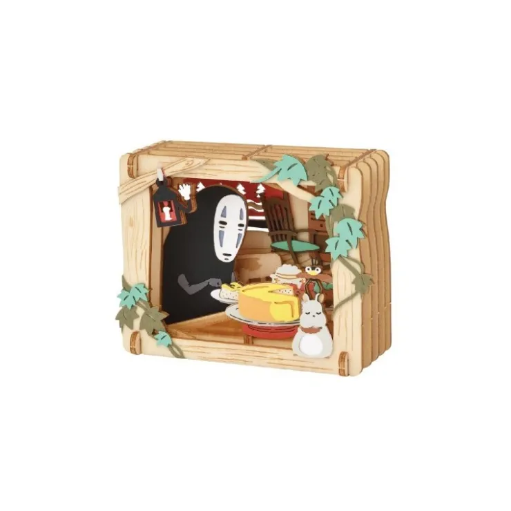 Paper Theater Wood Style No Face’s dessert - Spirited Away Arts And Crafts