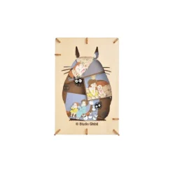 Outlet Paper Theater Wood Style Silhouette Big Totoro - My Neighbor Totoro Arts And Crafts