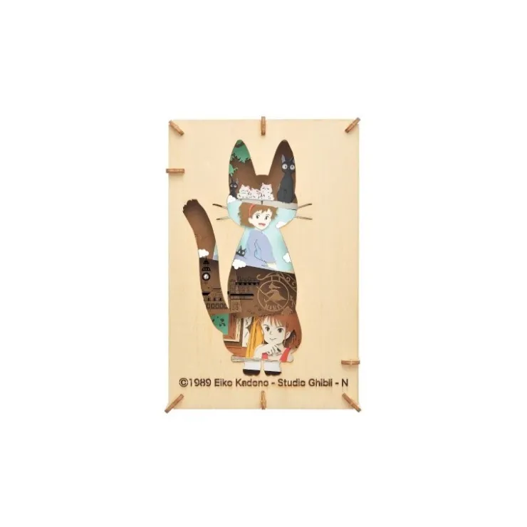 Outlet Paper Theater Wood Style Silhouette Jiji - Kiki’s Delivery Service Arts And Crafts