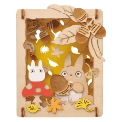 Sale Paper Theater Wood Style Totoro Mushroom - My Neighbor Totoro Arts And Crafts