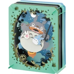 New Paper Theatre Totoro Under the moon - My Neihgbor Totoro Arts And Crafts