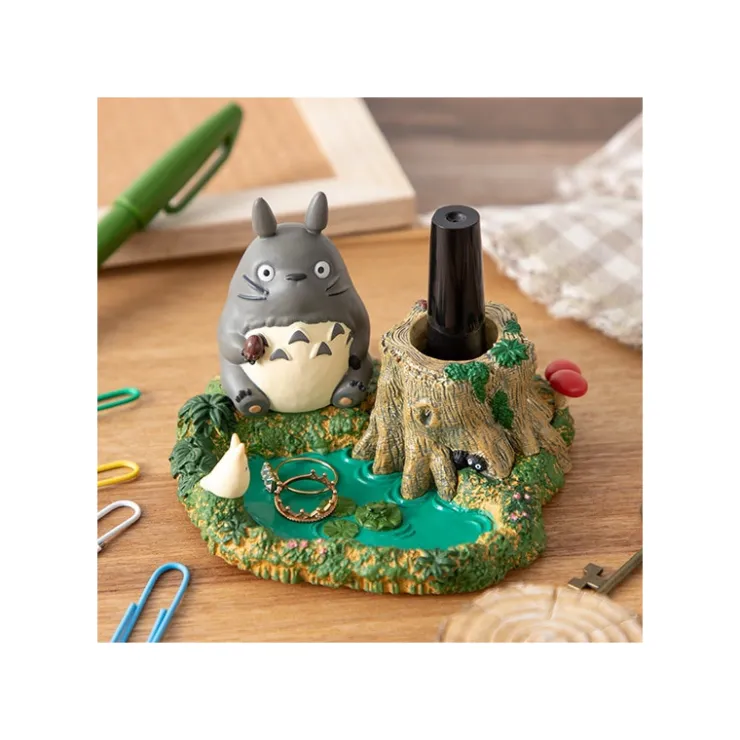 Hot Pencil holder figurines Totoro by the pond - My Neighbor Totoro Jewellery Boxes