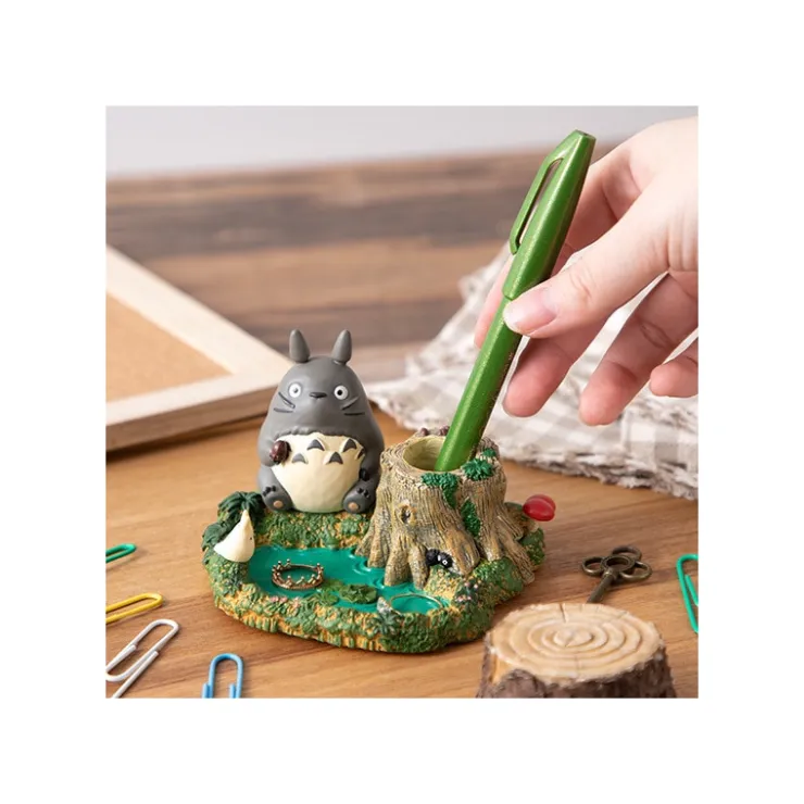 Hot Pencil holder figurines Totoro by the pond - My Neighbor Totoro Jewellery Boxes