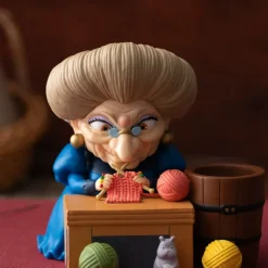 Clearance Pencil holder figurine Yubaba knitting - Spirited Away Jewellery Boxes