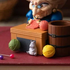 Clearance Pencil holder figurine Yubaba knitting - Spirited Away Jewellery Boxes