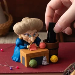 Clearance Pencil holder figurine Yubaba knitting - Spirited Away Jewellery Boxes