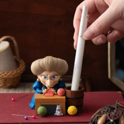Clearance Pencil holder figurine Yubaba knitting - Spirited Away Jewellery Boxes