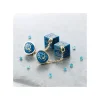 Pierced earrings Accessory series Volucite crystal & Keystone - Castl Jewellery