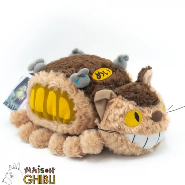 Discount Plush Catbus Fluffy M - My Neighbor Totoro Fluffy Plush