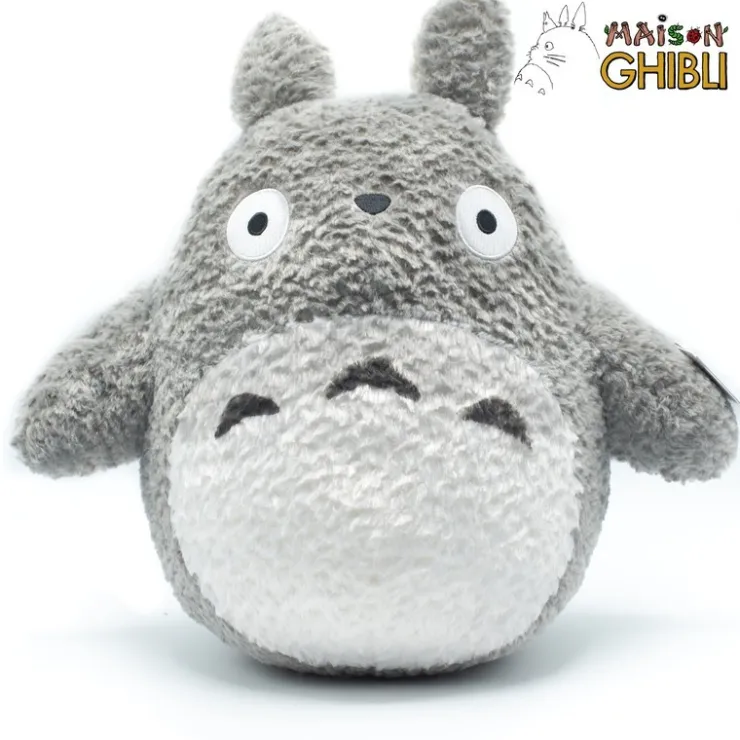 Best Plush Totoro Grey Fluffy Big - My Neighbor Totoro Fluffy Plush