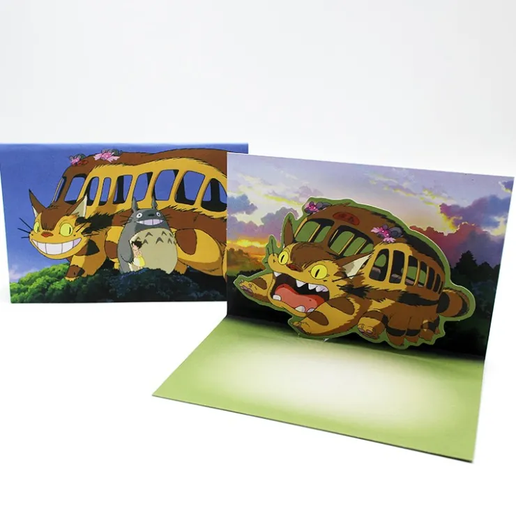 Clearance Pop-Up Notecards Set - My Neighbor Totoro Postcards And Letter Papers