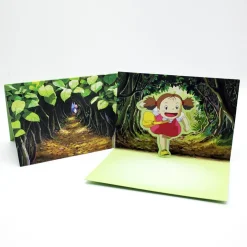 Clearance Pop-Up Notecards Set - My Neighbor Totoro Postcards And Letter Papers
