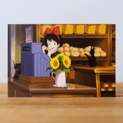 Postcard Kiki Sunflower - Kiki's Delivery Service Postcards And Letter Papers