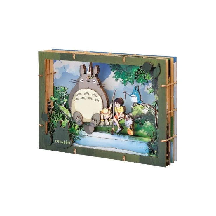 Hot Premium Paper Theater Totoro Fishiing - My Neighbor Totoro Arts And Crafts