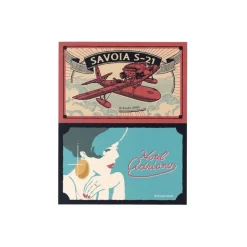 Outlet Retro Stickers Savoia & Gina - Porco Rosso Small Equipment