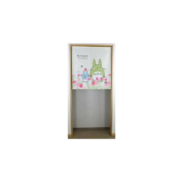 RIDEAUX TOTORO TULIPES - MON VOISIN TOTORO Wall Decoration