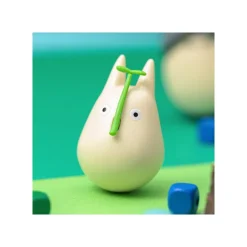 Sale Round Bottomed Figurine Small Totoro with leaf - My Neighbor Totoro Toys