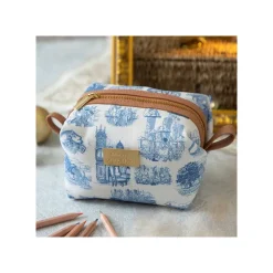 Online Round Toilet bag Blue Nostalgia - Whisper of the Heart Storage