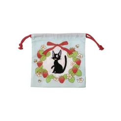 New Satchel with lanyard Jiji strawberries 20 x 19 cm - Kiki's Delivery S Bags