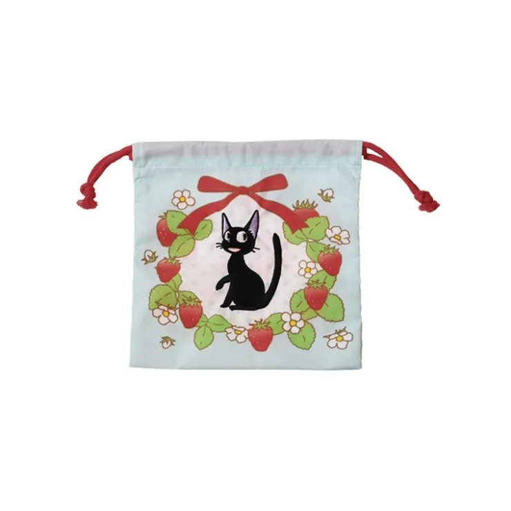 New Satchel with lanyard Jiji strawberries 20 x 19 cm - Kiki's Delivery S Bags