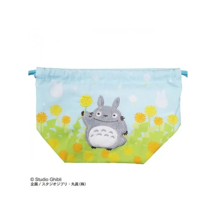 Discount Satchel with ring Totoro flowers 17 x 26 cm - My Neighbor Totoro Bags