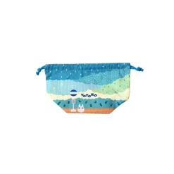 Clearance Satchel with ring Totoro under the rain 17 x 26 cm - My Neighbor Toto Bags