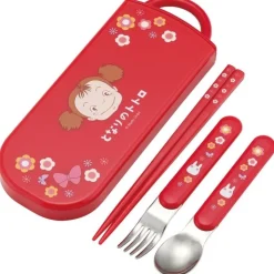 Outlet Set Chopsticks Spoon Fork Mei red - My Neighbor Totoro Kitchenware