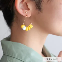 Outlet Small Totoro & Corn Clipped Earrings - My Neighbor Totoro Jewellery