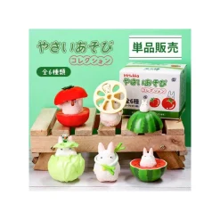 Best Small Totoro & Vegetables Collect of 6 figurines - My Neighbor Totoro Figurines