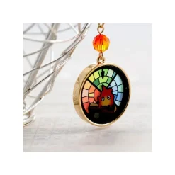 STAINED GLASS SERIES - EARRINGS CALCIFER- HOWL'S MOVING CASTLE Jewellery