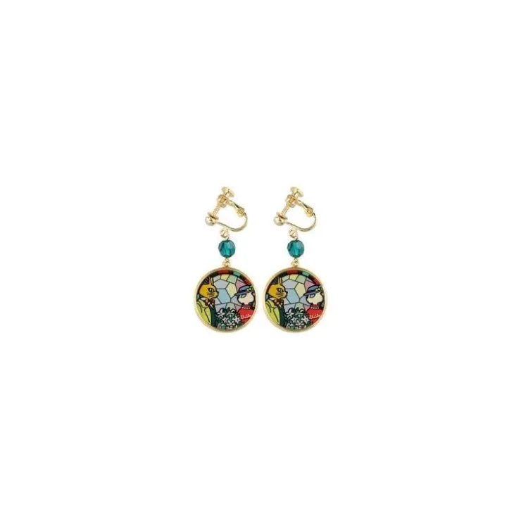 Outlet STAINED GLASS SERIES - EARRINGS LOUISE&BARON -WHISPER OF THE HEART Jewellery
