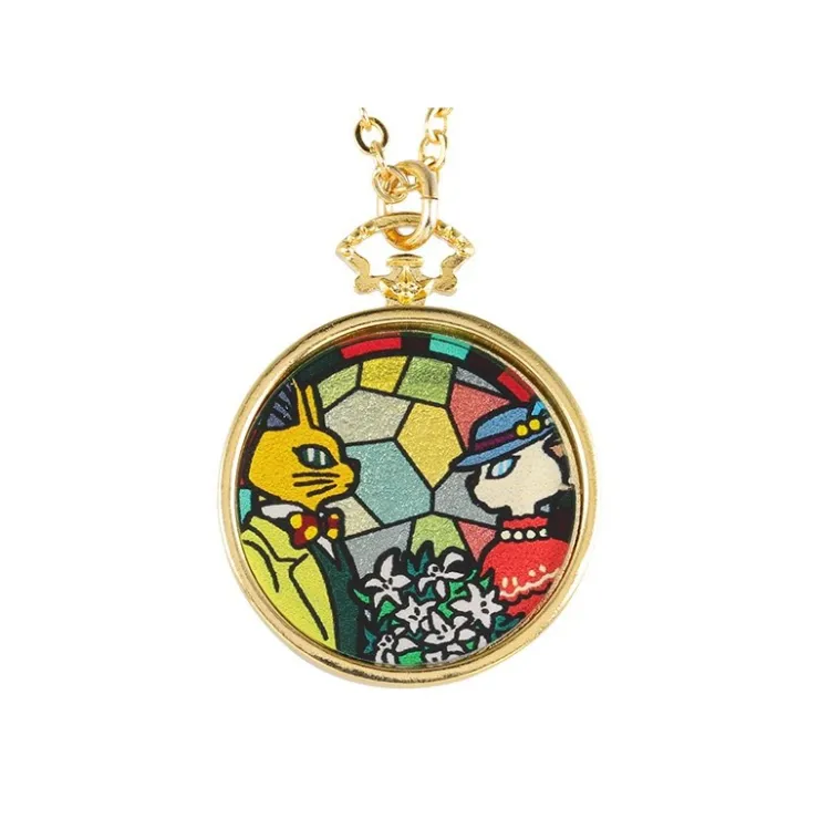 Clearance STAINED GLASS SERIES - PENDANT LOUISE & BARON-WHISPER OF THE HEART Jewellery