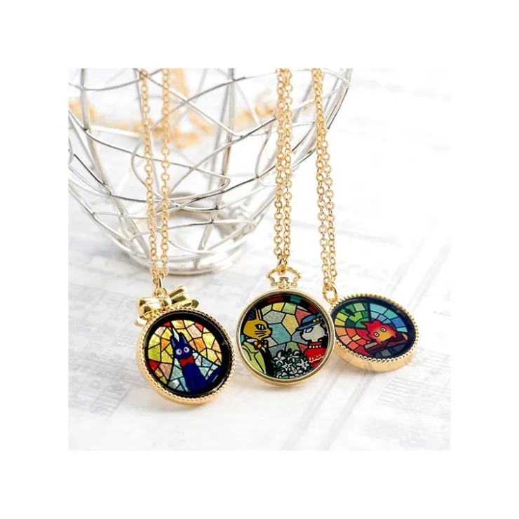 Clearance STAINED GLASS SERIES - PENDANT LOUISE & BARON-WHISPER OF THE HEART Jewellery