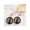Sale STAINED GLASS SERIES - PIERCED EARRINGS KIKI- KIKI'S DELIVERY Jewellery
